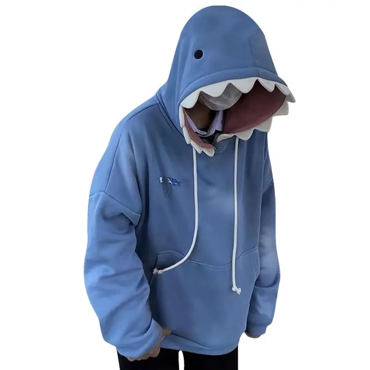 Unisex Shark Hoodie – Long Sleeve Pullover Sweatshirt - T-Shirts - Hooded - Unisex Hoodies - 8