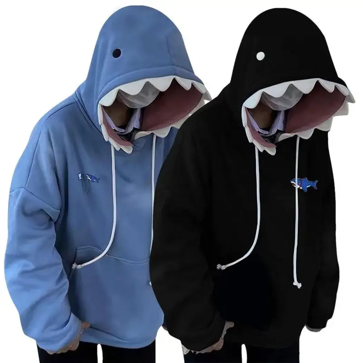 Unisex Shark Hoodie – Long Sleeve Pullover Sweatshirt - T-Shirts - Hooded - Unisex Hoodies - 1