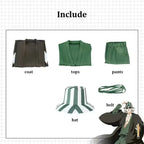 Urahara Kisuke Bleach Cosplay Outfit with Hat & Wig - Cosplay - Cosplay Outfit - 8