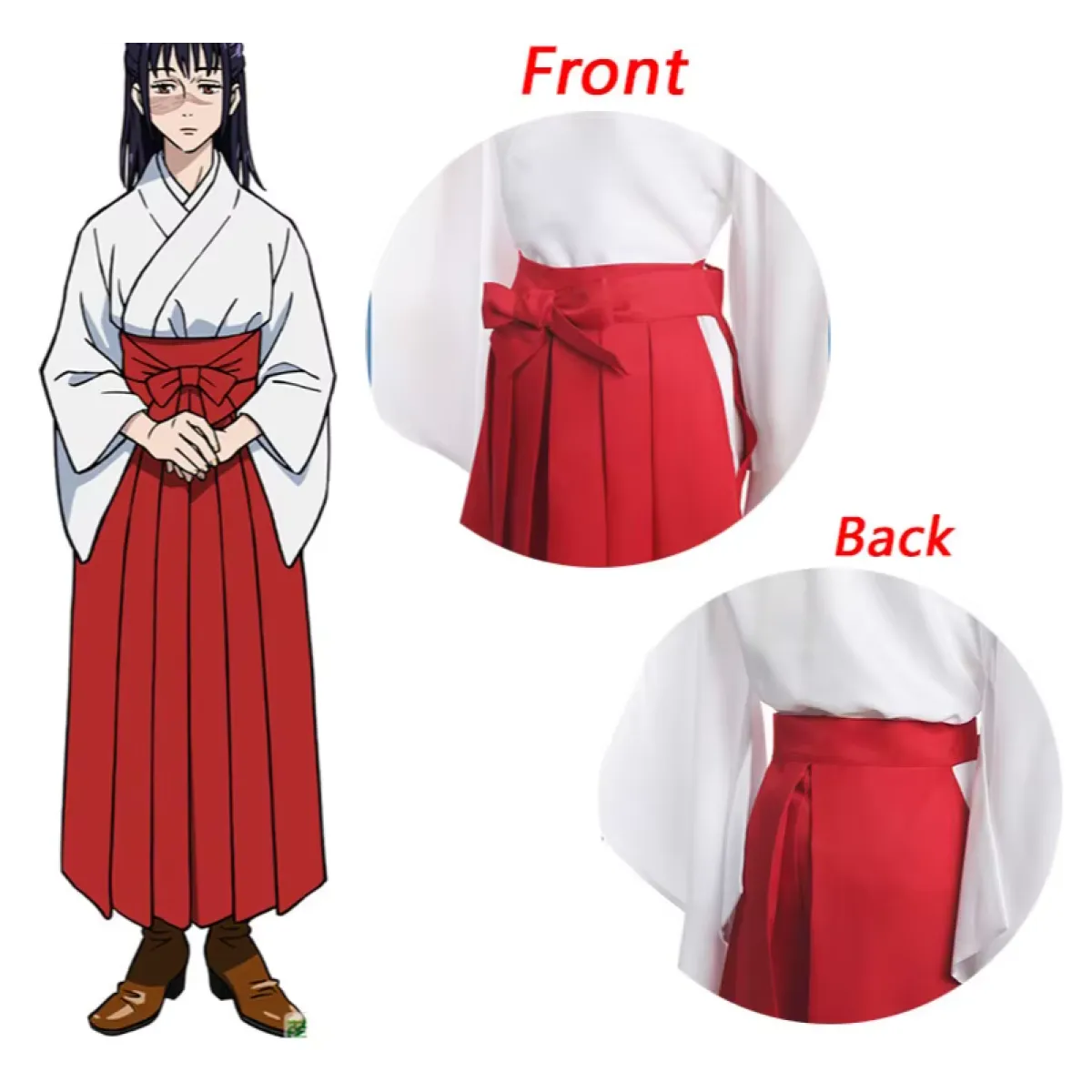Utahime Iori Cosplay Costume – Jujutsu Kaisen Kimono with Wig Set - Anime - Cosplay - 4