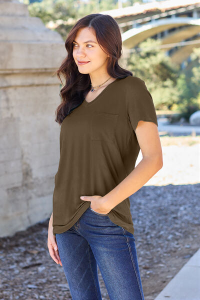 V-Neck Short Sleeve T-Shirt - T-Shirts - Shirts & Tops - 8 - 2024