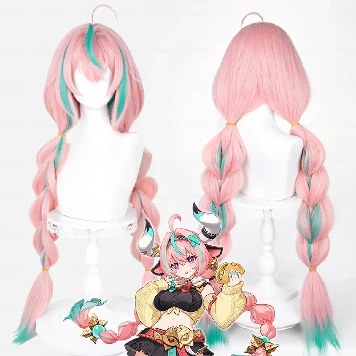 Varesa Cosplay Wig – Long Braided Kawaii Fantasy Hair - Best Sellers - Cosplay - 1