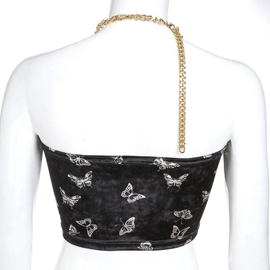 Butterfly Crop Top - Women’s Clothing & Accessories - 5