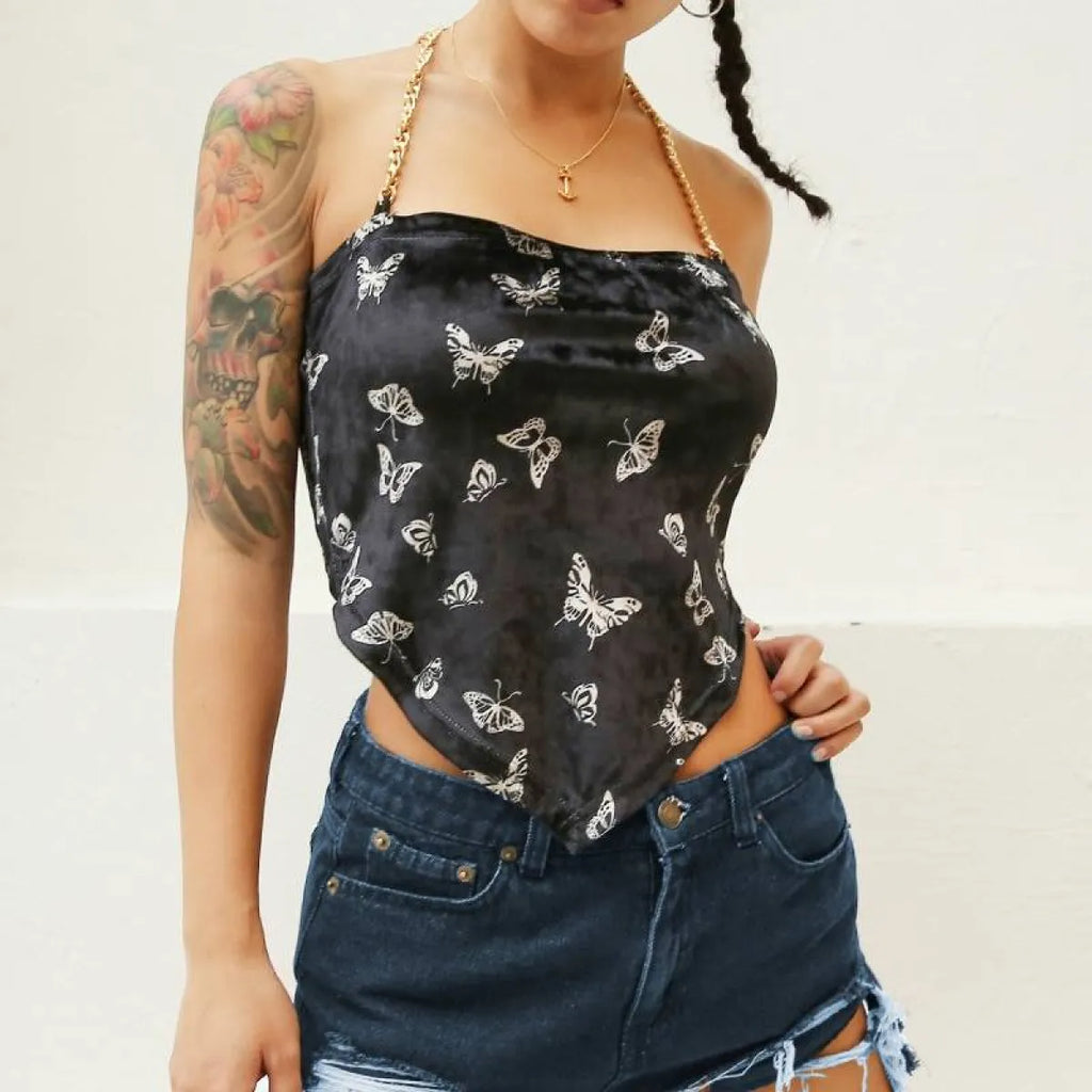Butterfly Crop Top - Women’s Clothing & Accessories - 7
