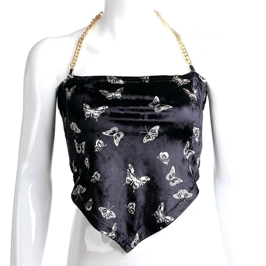 Butterfly Crop Top - Women’s Clothing & Accessories - 9