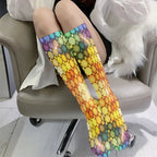 Velvet Long Socks for Women - Harajuku Summer Stockings - Women’s Clothing & Accessories - 3