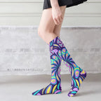 Velvet Long Socks for Women - Harajuku Summer Stockings - Women’s Clothing & Accessories - 2