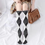 Velvet Long Socks for Women - Harajuku Summer Stockings - Women’s Clothing & Accessories - 4