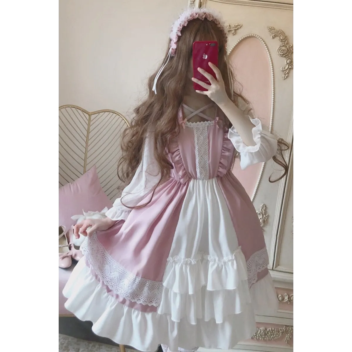 Ruffle Victorian Loli Dress - All Dresses - 5