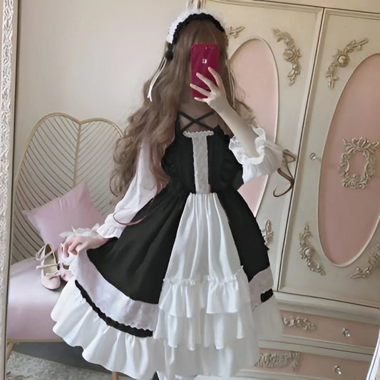 Ruffle Victorian Loli Dress - All Dresses - 7