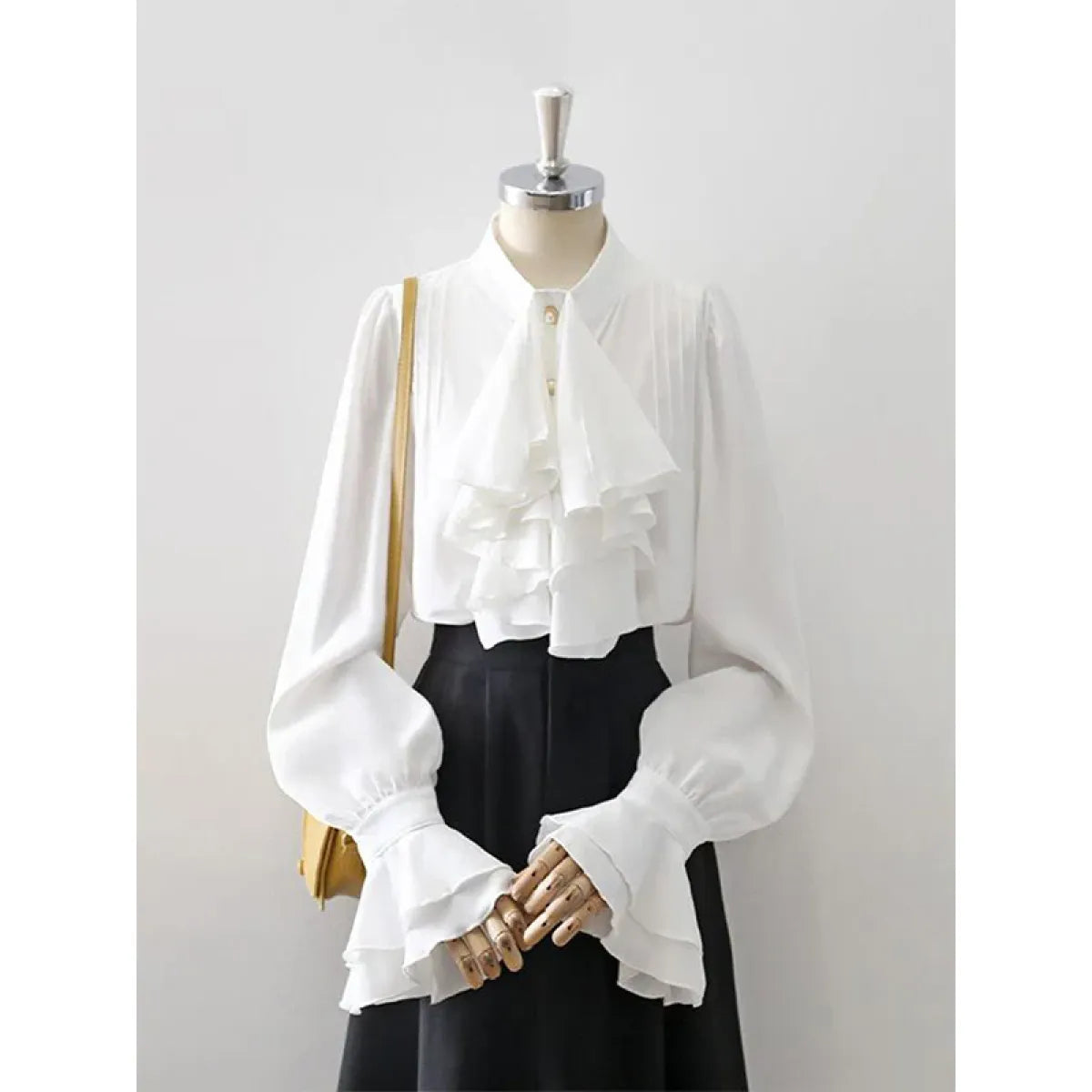 Victorian Ruffle Blouse - Women’s Clothing & Accessories - Shirts & Blouses - 1
