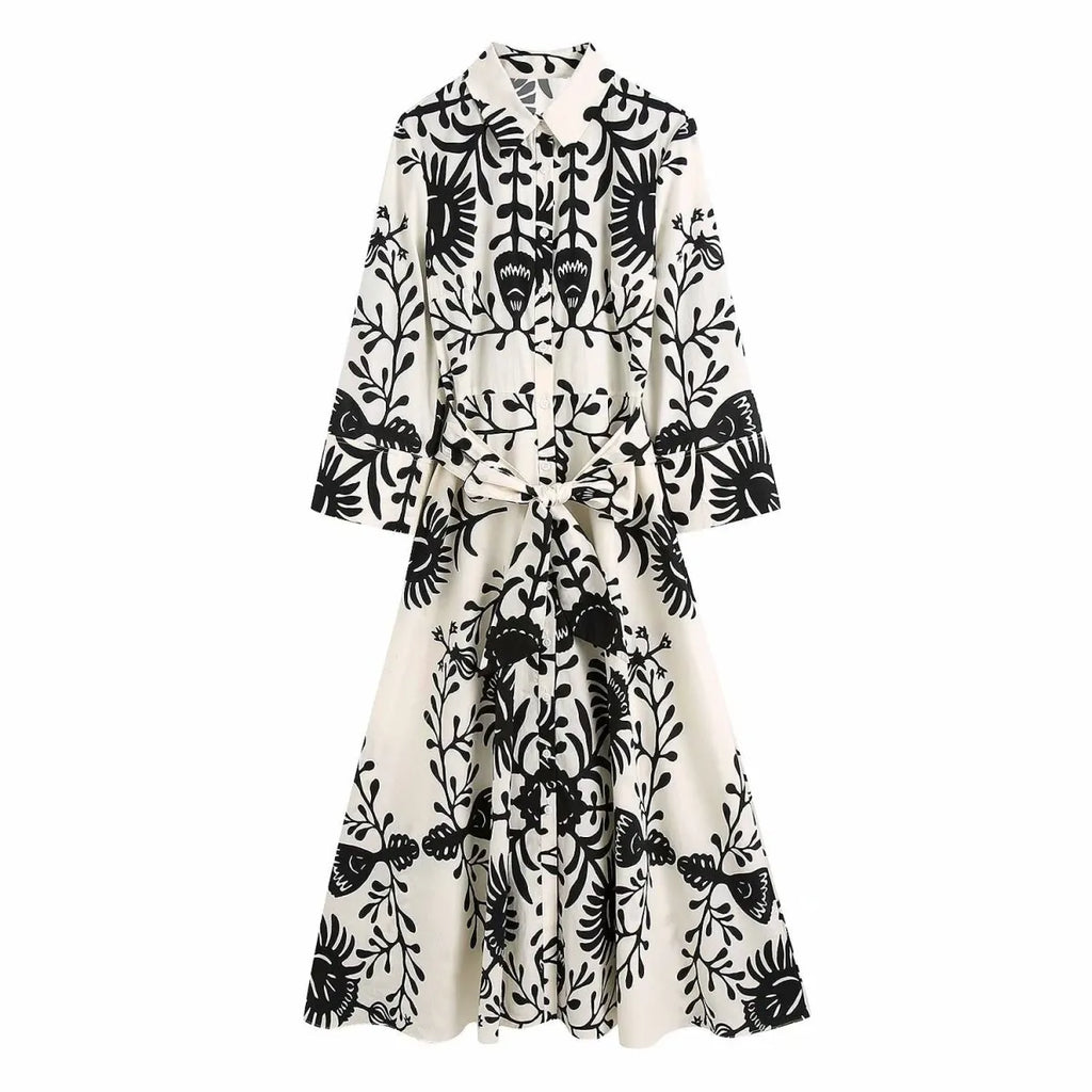 Vintage Floral Dress - All Dresses - 10
