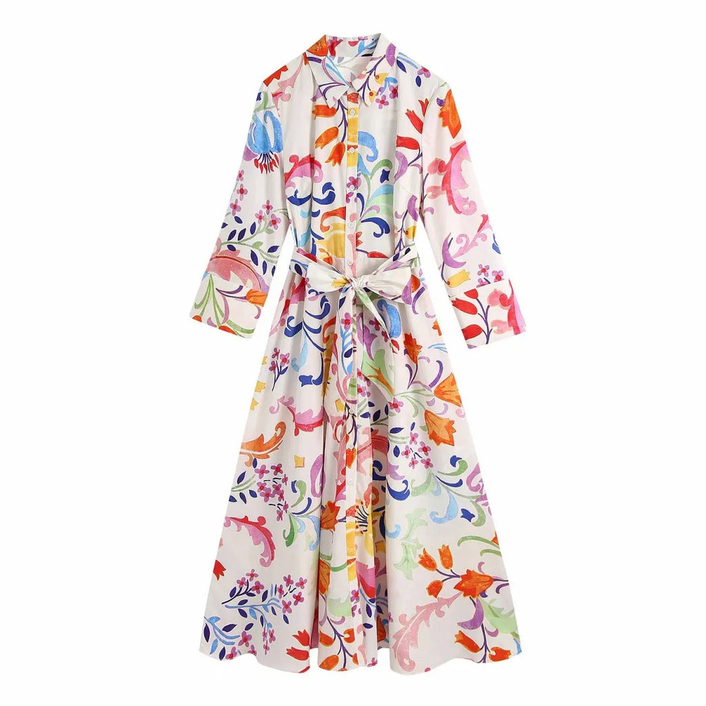 Vintage Floral Dress - All Dresses - 8