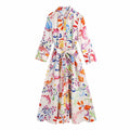 Vintage Floral Dress - All Dresses - 8
