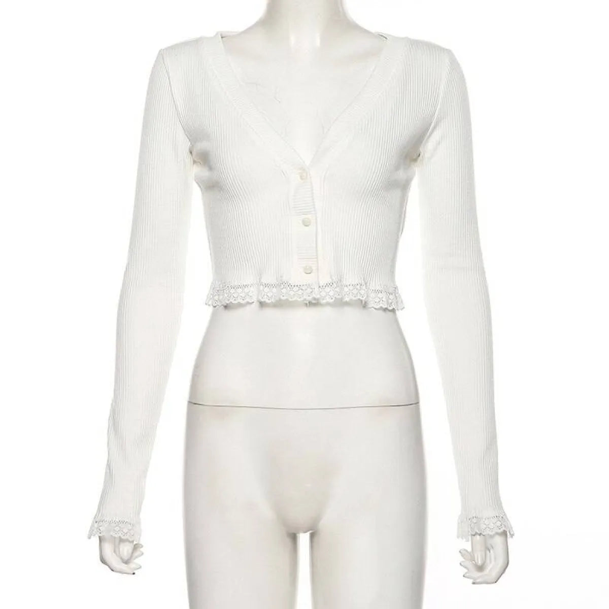 Vintage Gothic Lace Black Cardigan - Women’s Clothing & Accessories - 17