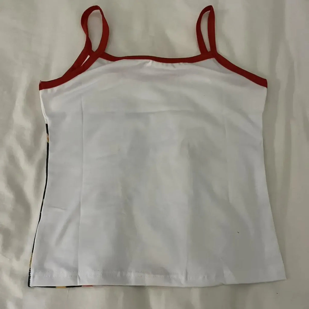 Anime Print Tank Top: Vintage Harajuku Streetwear - Women’s Clothing & Accessories - 2