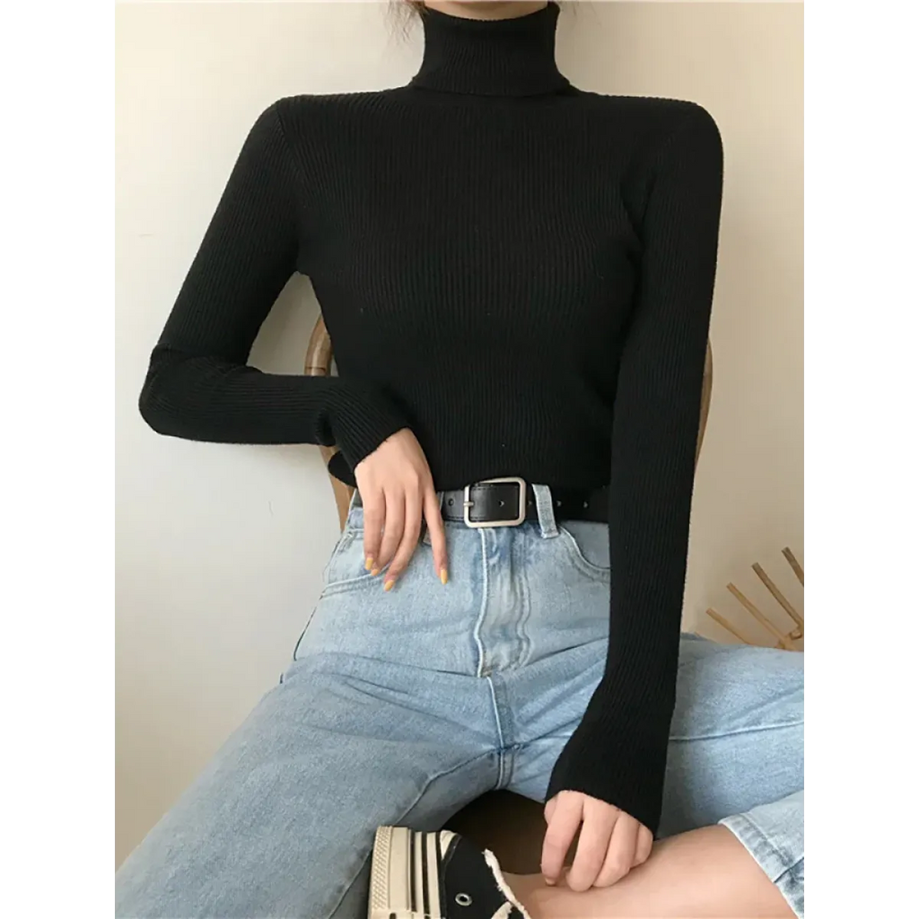 Vintage Harajuku Turtleneck Sweater - Sweaters - 4