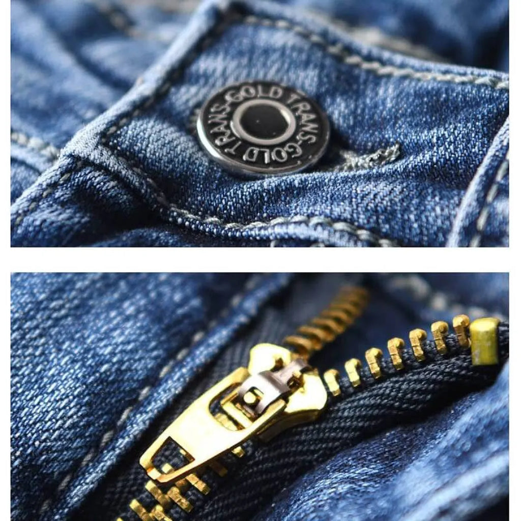 Vintage High Waisted Ripped Jeans - Bottoms - 11