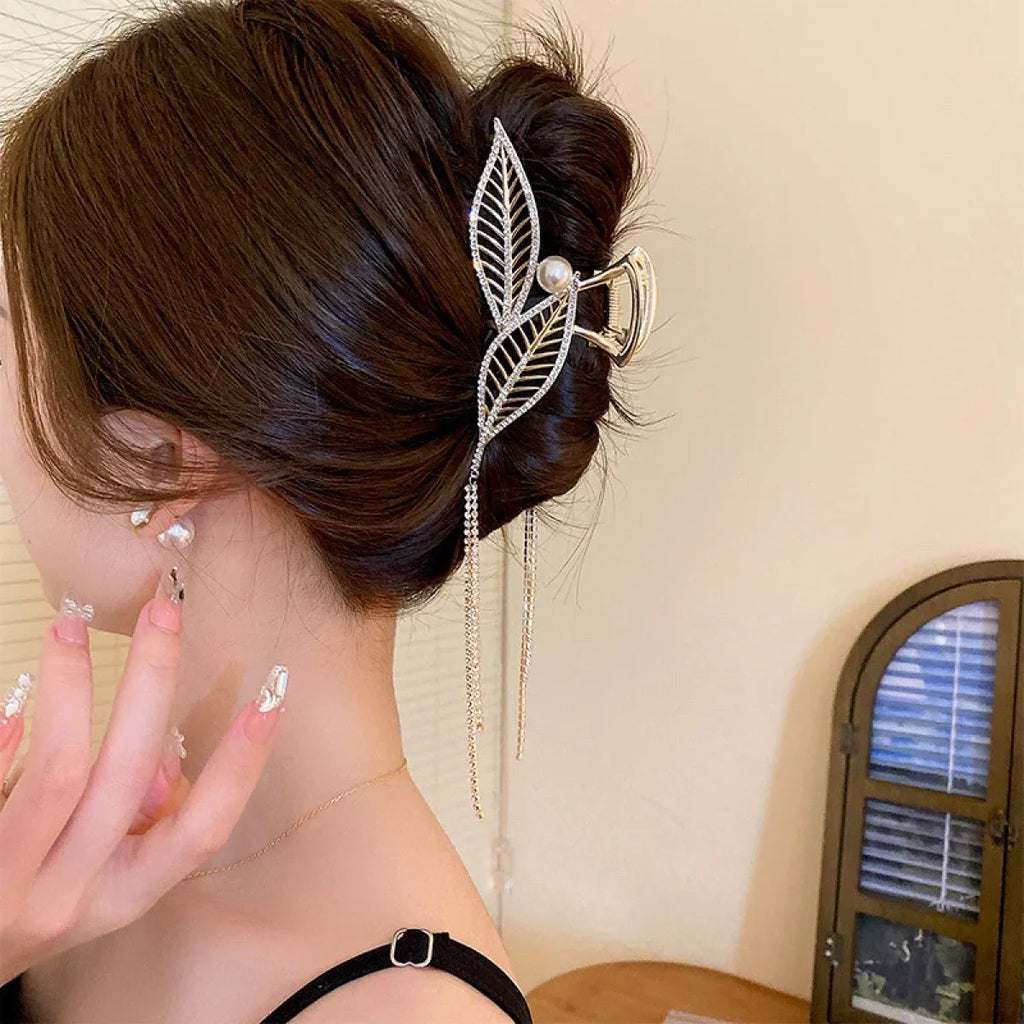 Vintage Leaf Tassel Hair Clip - Best Sellers - Hair Accessories - 4