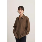 Vintage Loose Long Sleeve Shirt - T-Shirts - Shirts & Blouses - 5