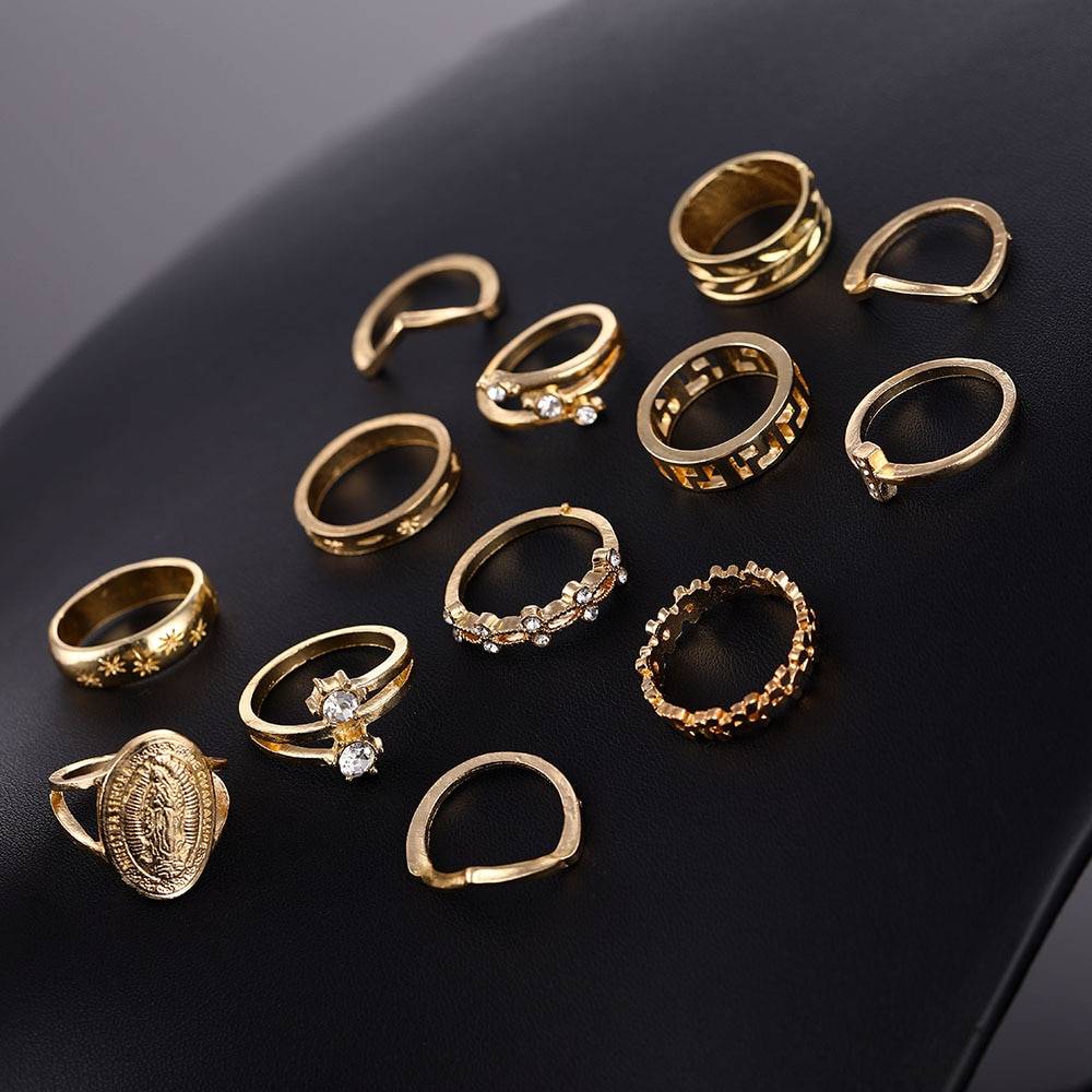 Vintage Rings Set - Women’s Jewelry - Rings - 10 - 2024