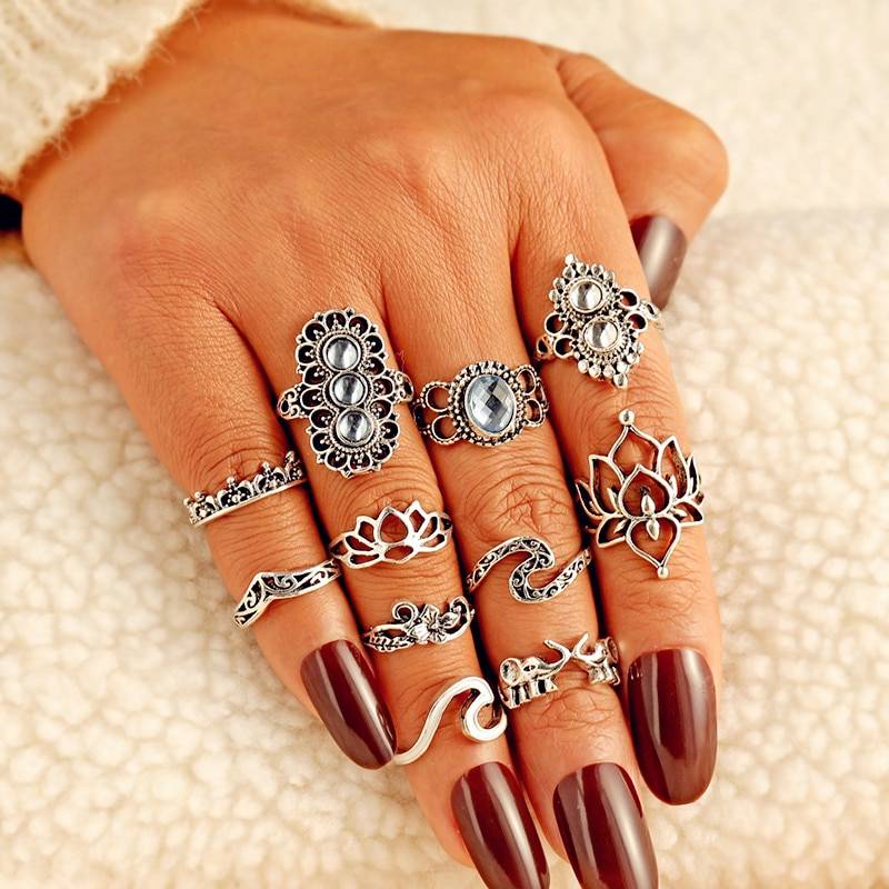 Vintage Rings Set - 16 - Women’s Jewelry - Rings - 28 - 2024