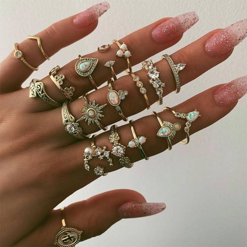 Vintage Rings Set - 11 - Women’s Jewelry - Rings - 33 - 2024