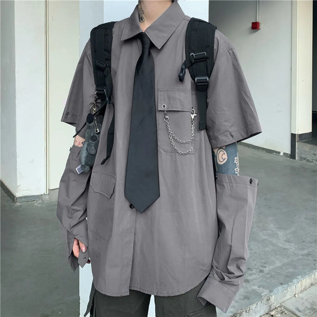 Vintage Streetwear Punk Shirt - T-Shirts - 6
