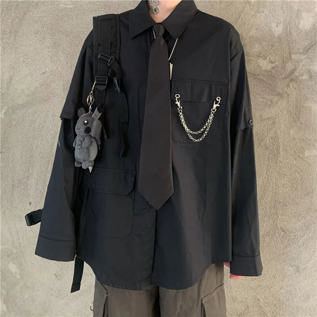 Vintage Streetwear Punk Shirt - T-Shirts - 3