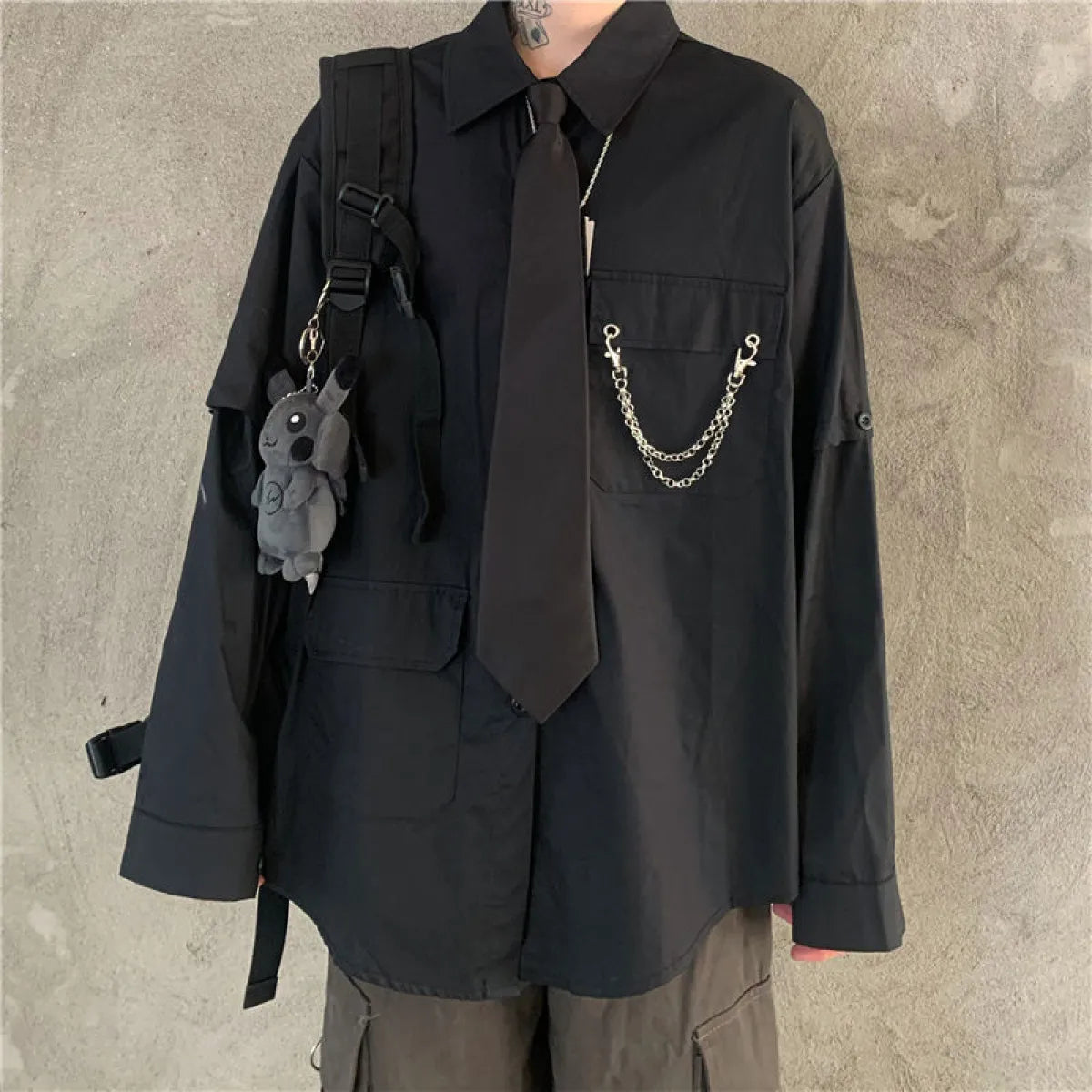 Vintage Streetwear Punk Shirt - T-Shirts - 3