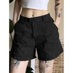 Vintage Y2K Cargo Shorts – Harajuku Streetwear Retro Denim - Shorts - Shorts - 5
