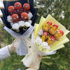 Kawaii Cartoon Vinyl Doll Bouquet – Stitch Pikachu Rilakkuma Gift Set - Harajuku Style - Plushie - 4