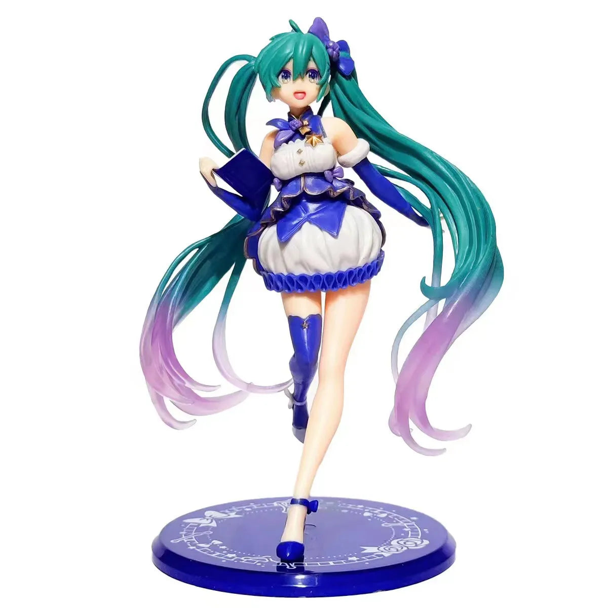 Adorable Anime Miku: Chibi Virtual Idol PVC Action Figure - Winter dress Hatsune - Anime - Action & Toy Figures - 16