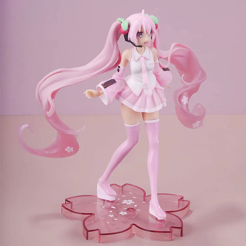 Adorable Anime Miku: Chibi Virtual Idol PVC Action Figure - Sakura Hatsune - Anime - Action & Toy Figures - 7 - 2024