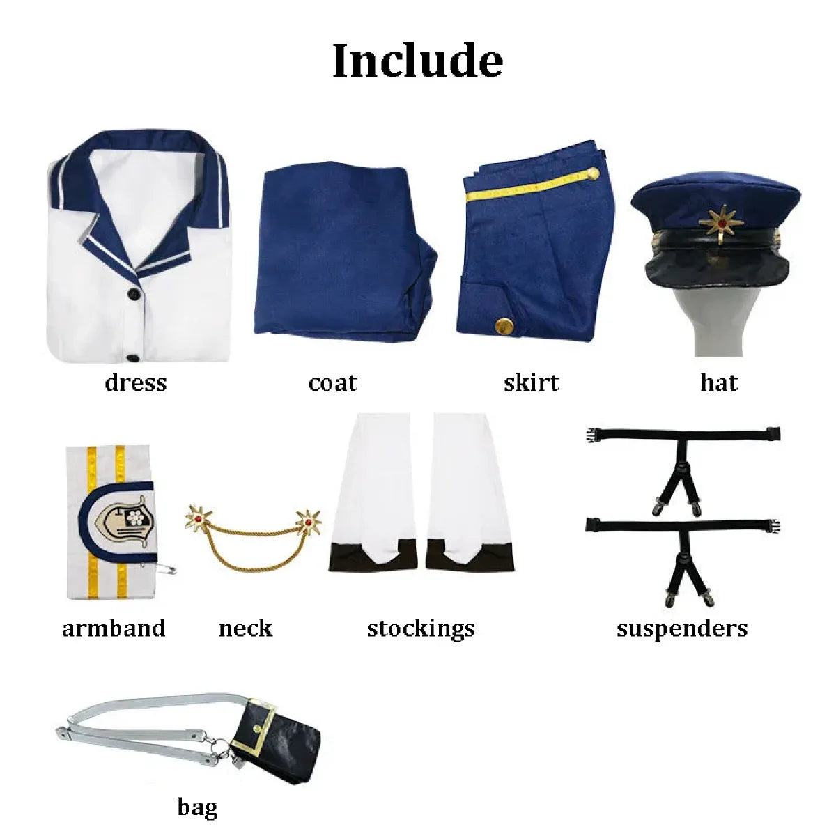 Vladilena Milize Cosplay Costume Set – 86 Eighty-Six - Cosplay - Cosplay - 4