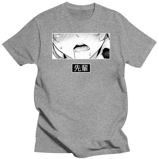 Waifu Print T-shirt for Men and Women - Gray / M - T-Shirts - Shirts & Tops - 2 - 2024