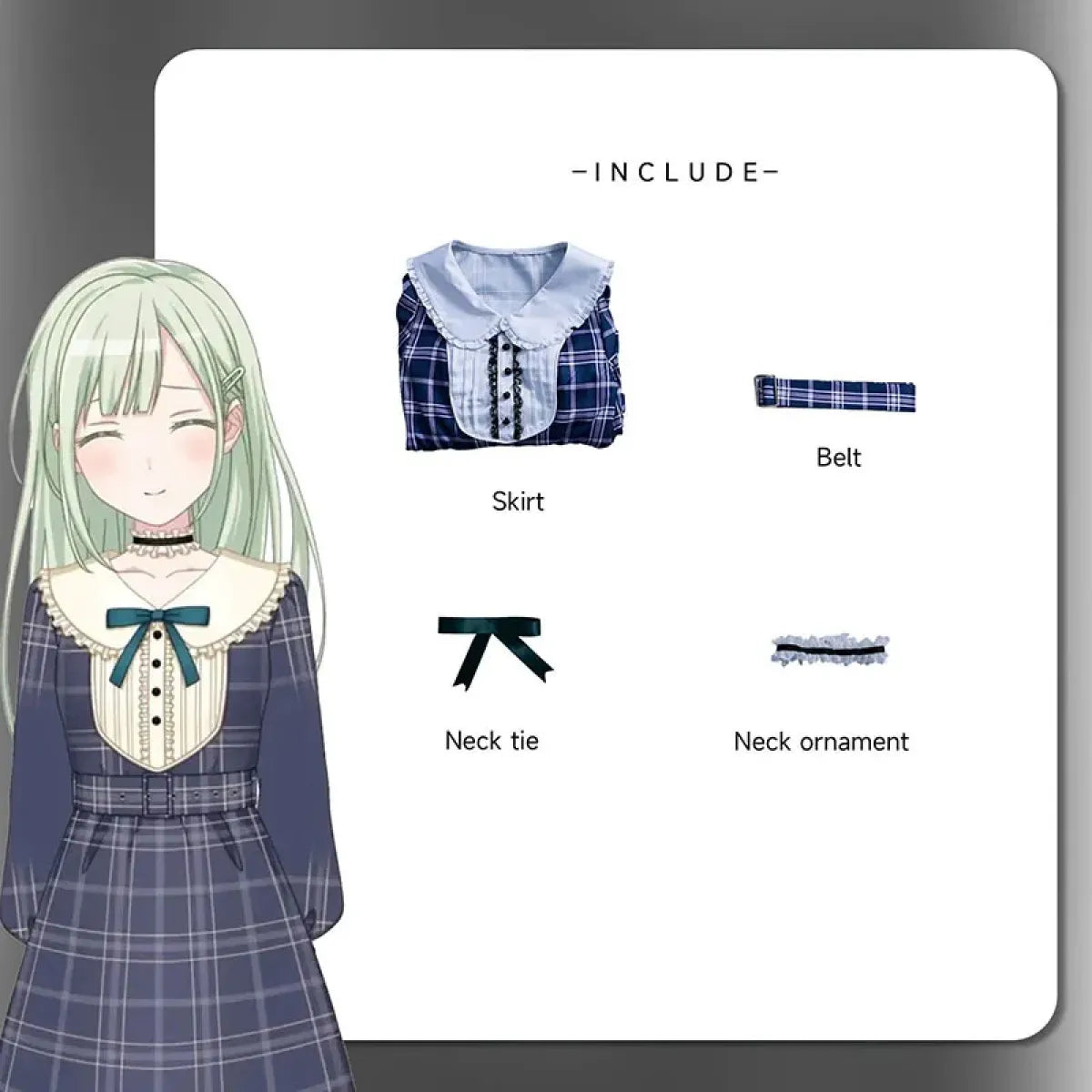 Wakaba Mutsumi Ave Mujica Cosplay Costume Set - Dresses - Cosplay - 13