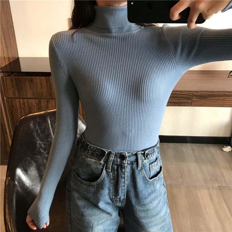 Winter Warm Knitted Sweater - Blue / One Size - Sweaters - Shirts & Tops - 14 - 2024