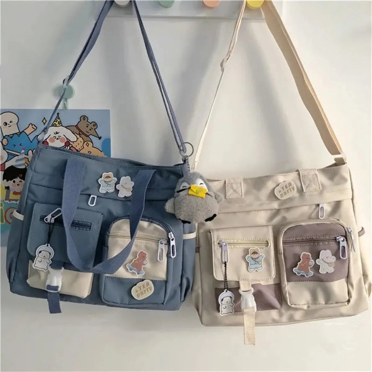 Waterproof Canvas Handbag - Women’s Clothing & Accessories - 1