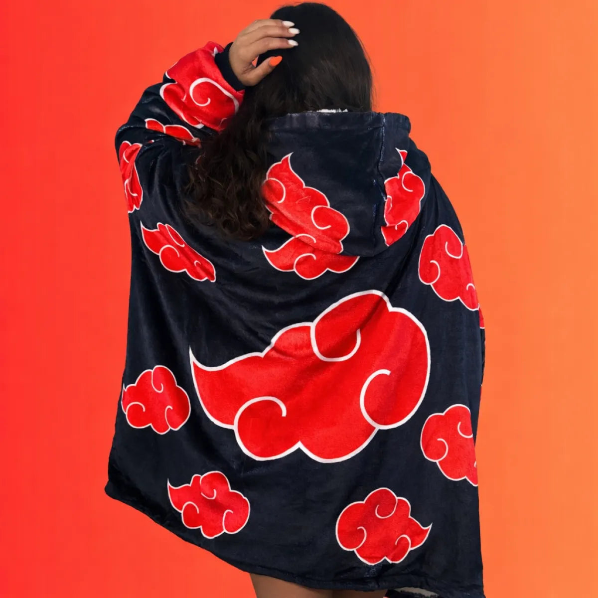 Naruto Itachi Akatsuki Wearable Blanket Hoodie - Hoodies & Sweatshirts - Sweatshirt - 1