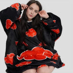 Naruto Itachi Akatsuki Wearable Blanket Hoodie - Hoodies & Sweatshirts - Sweatshirt - 3