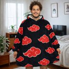 Naruto Itachi Akatsuki Wearable Blanket Hoodie - Hoodies & Sweatshirts - Sweatshirt - 2