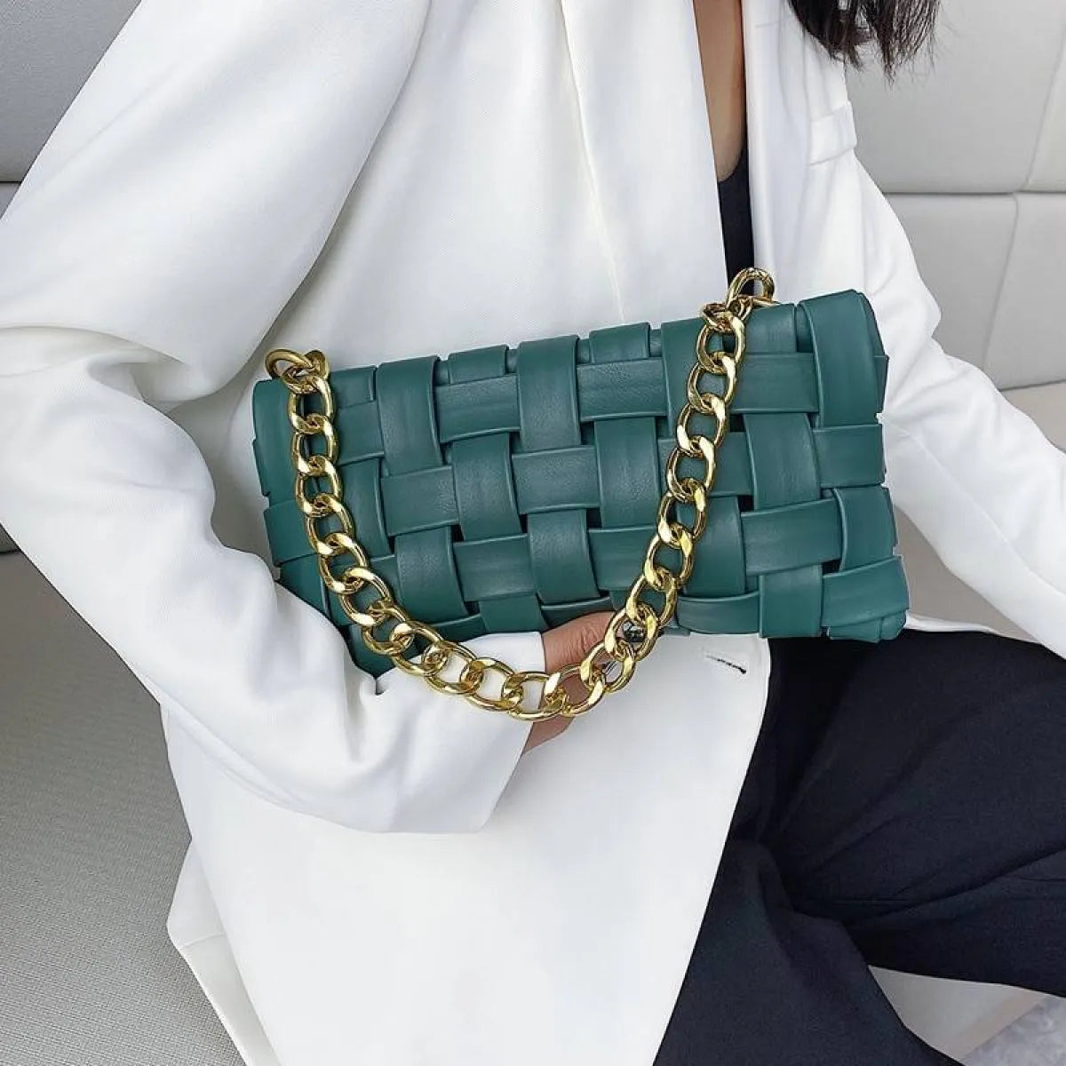 Weave Design Crossbody Bag - Accessories - 1