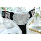 Lace Black and White Cotton Panties - Women’s Clothing & Accessories - Panties - 7