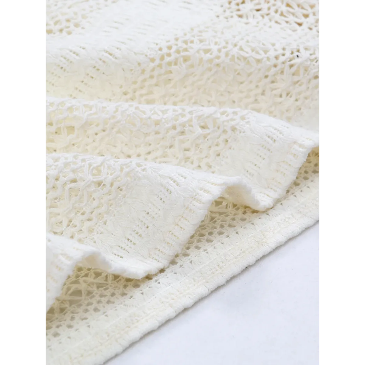 White Lace Turtleneck Dress: Sexy Slim Fit with Tassel Sleeves - All Dresses - 14