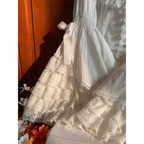 White Lolita Ruffle Lace Blouse - Women’s Clothing & Accessories - Long - Blouses - 3