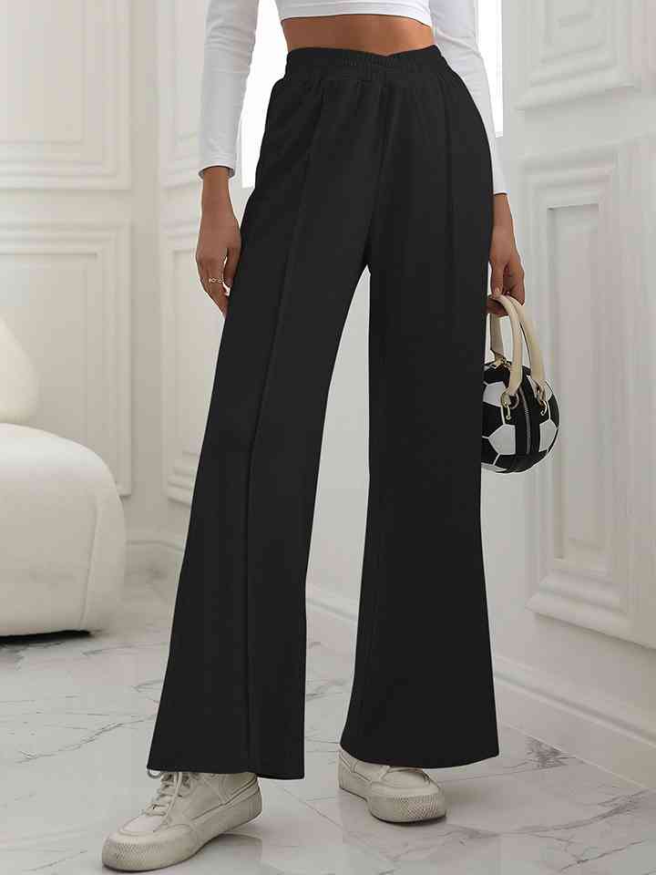 V-Waist Wide Leg Pants - Bottoms - Pants - 3 - 2024