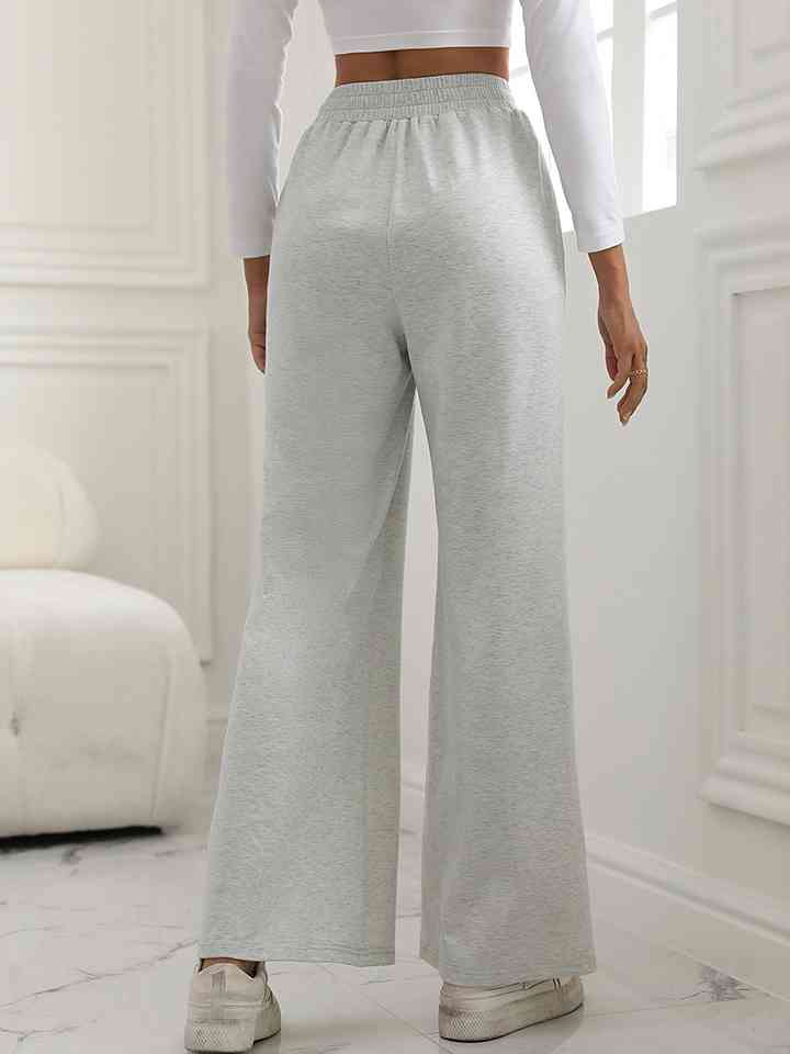 V-Waist Wide Leg Pants - Bottoms - Pants - 9 - 2024