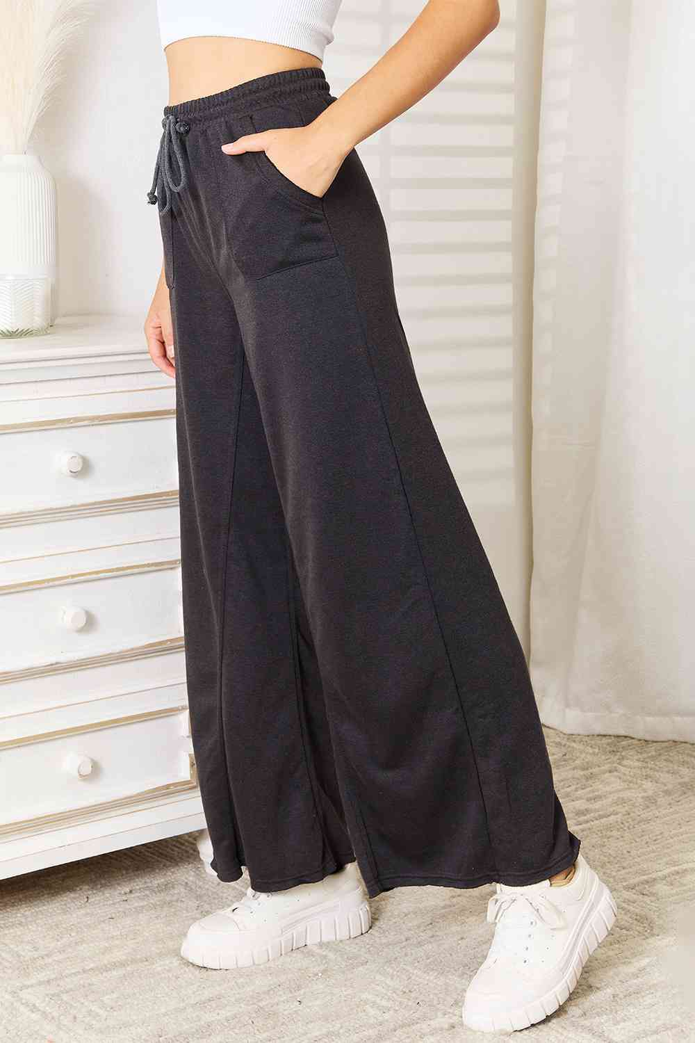 Wide Leg Pocketed Pants - Bottoms - Pants - 3 - 2024