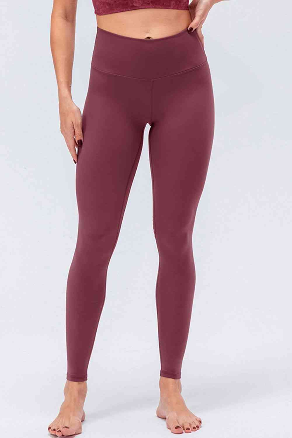 Wide Waistband Slim Fit Active Leggings - Leggings - Activewear - 11 - 2024